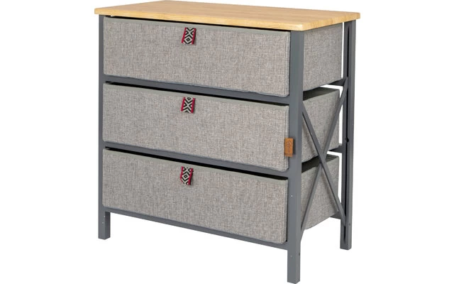 Bo-Camp Urban Outdoor Northwood Schrank Mit 3 Schubladen 3 Bo-Camp Urban Outdoor Northwood Schrank Mit 3 Schubladen