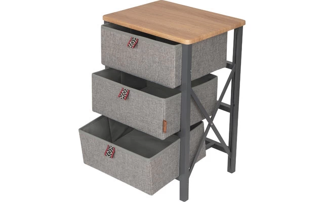 Bo-Camp Urban Outdoor Hamlets Campingschrank Mit 3 Schubladen 3 Bo-Camp Urban Outdoor Hamlets Campingschrank Mit 3 Schubladen