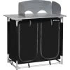 Berger Küchenbox 4 Fächer Schwarz 1 Berger Küchenbox 4 Fächer Schwarz -Campingwelt Verkauf 56683 3928