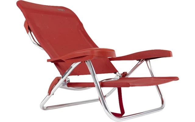 Crespo AL/221-M Beach Chair Strandstuhl Rot 6 Crespo AL/221-M Beach Chair Strandstuhl Rot – Bild 4