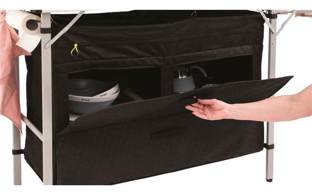 Outwell Magante Kitchen Unit Küchenschrank Mit Arbeitsplatte 136 X 54 X 90/140 Cm 6 Outwell Magante Kitchen Unit Küchenschrank Mit Arbeitsplatte 136 X 54 X 90/140 Cm – Bild 4